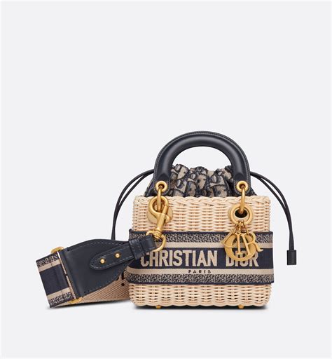 dior lady wicker|Dior wicker purse.